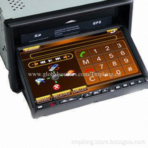 New 7" Touch Screen 2-DIN Universal Car DVD Player, ATV/GPS/3G/Wi-Fi/GPS/Bluetooth/iPod/AM/FM Stereo